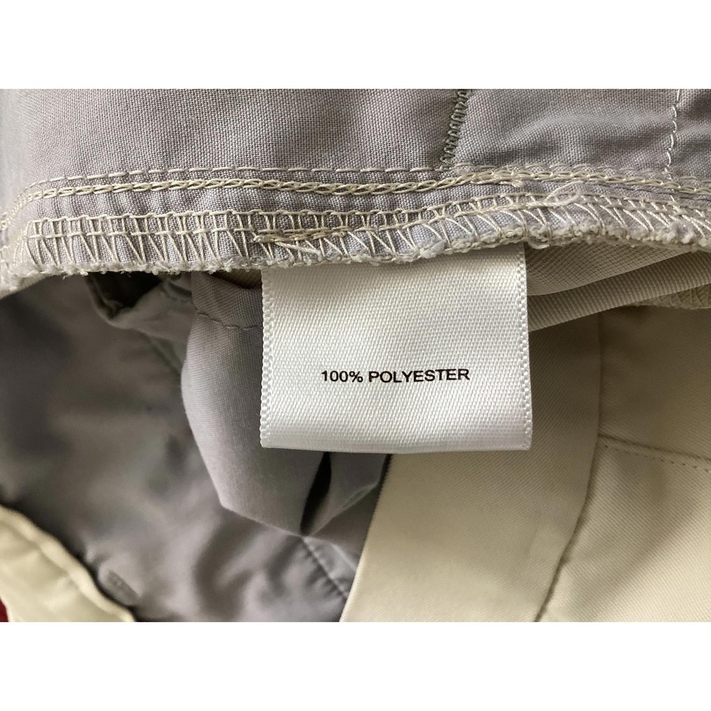 Peter Millar Beige Golf Shorts Men's 38W 9.5" Inseam Performance Casual Chino - Picture 4 of 9